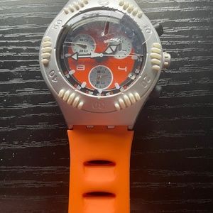 Swatch Irony Scuba 200 Chronograph.  SATSUMA